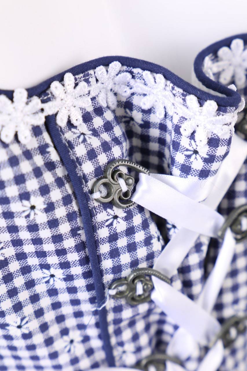 Carou Waldschütz Dirndl Mit Karo-Muster