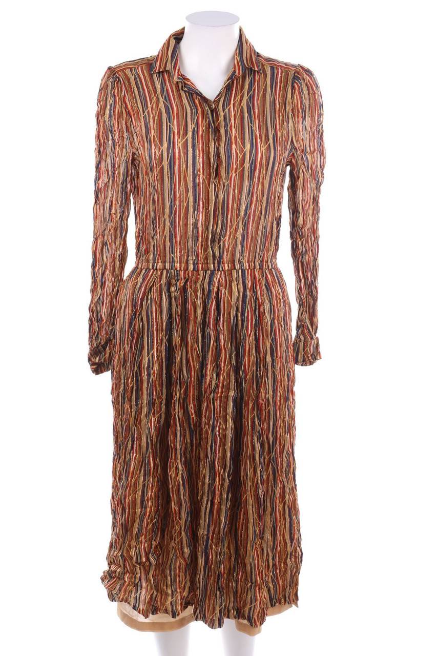Carou werner graumann Seidenkleid mit Glitzer