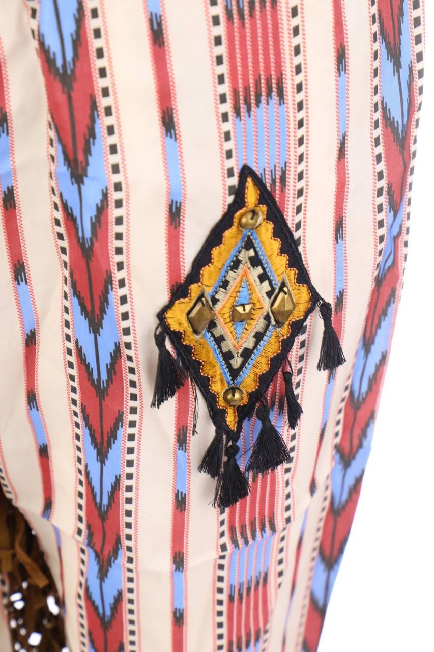 Carou White Sand 88 Harems-Hose Im Hippie-Stil