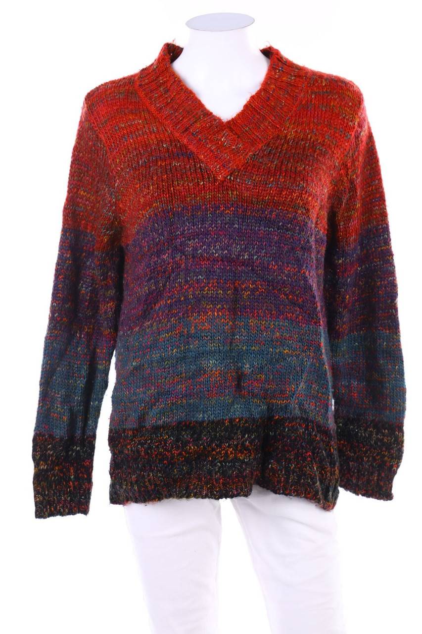 Carou White Stag Vintage-Strick-Pullover