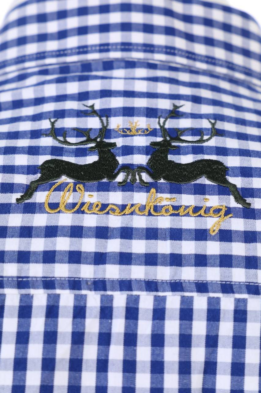 Carou Wiesnkönig Karo-Trachten-Hemd Aus Baumwolle