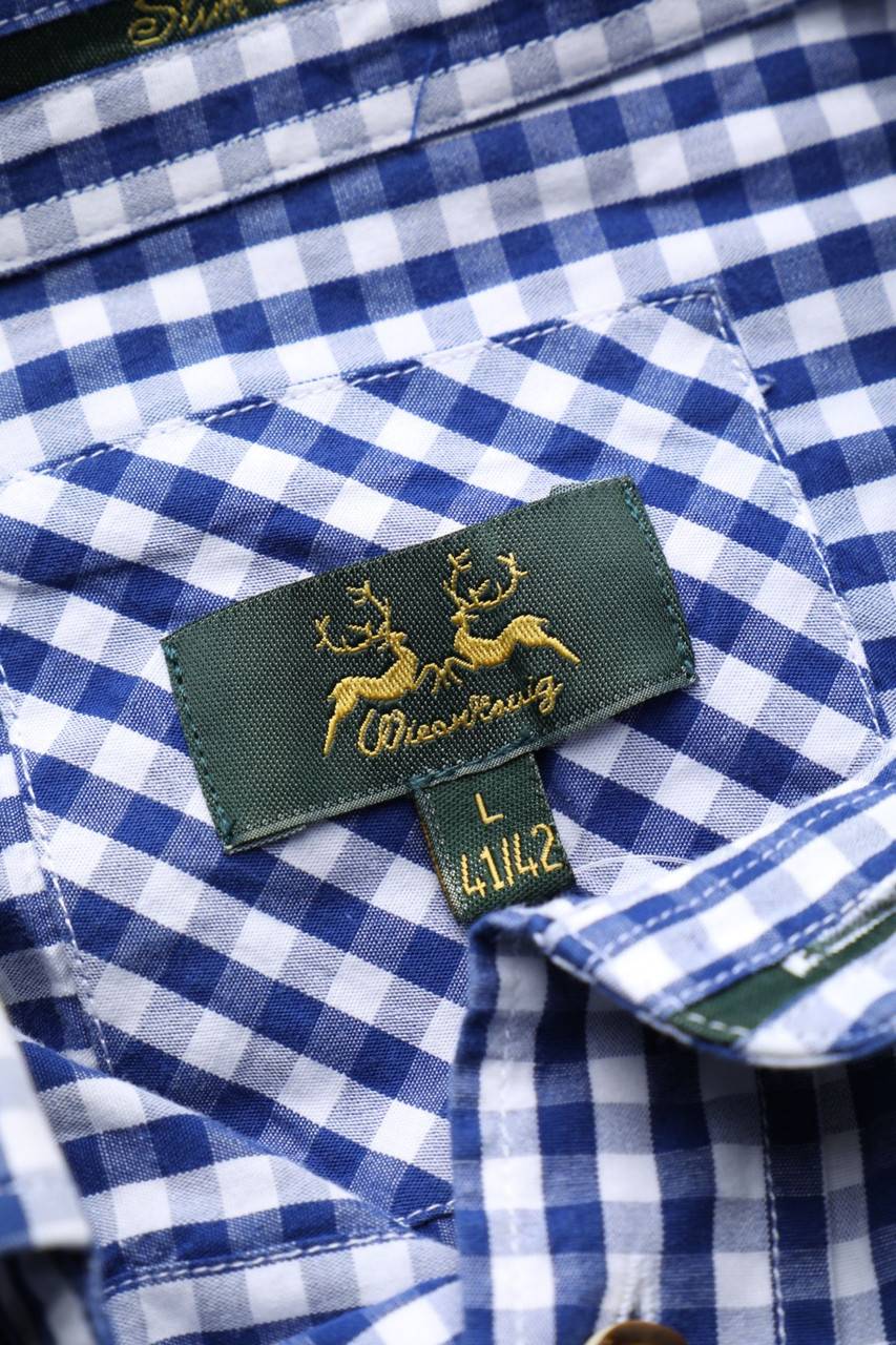 Carou Wiesnkönig Karo-Trachten-Hemd Aus Baumwolle