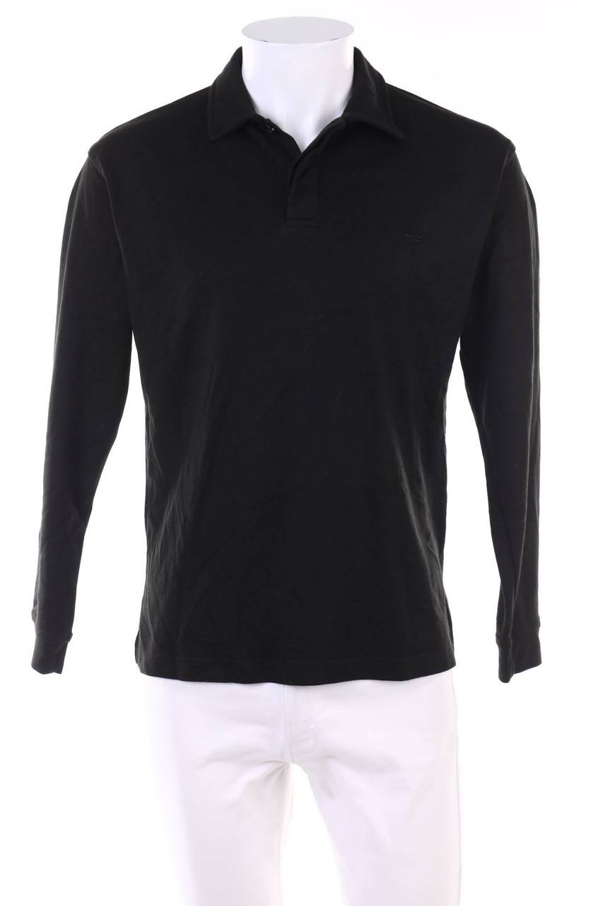 Carou Wolsey Longsleeve-Poloshirt mit Stickereien