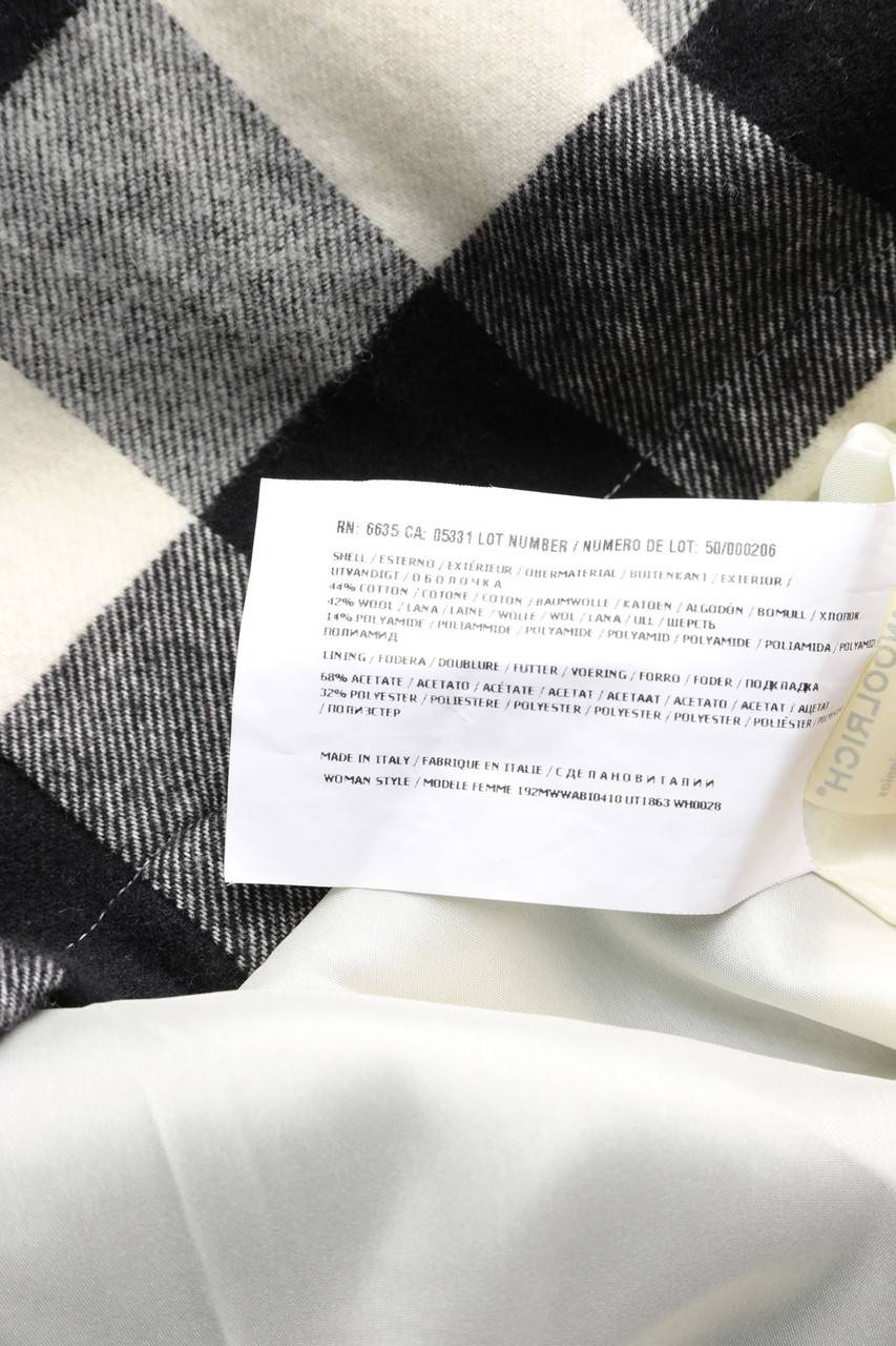 Carou WOOLRICH Karo-Shift-Kleid Mit Wolle