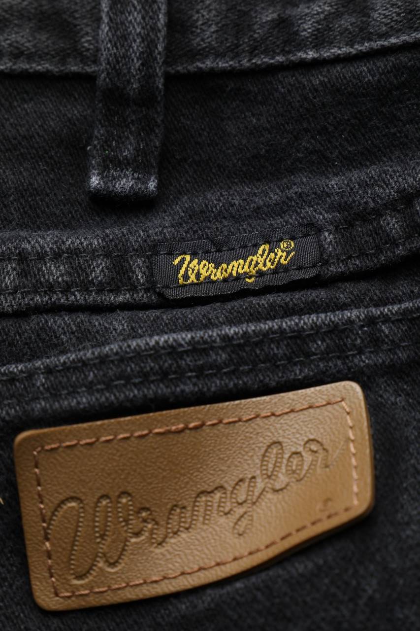 Carou WRANGLER Straight Cut Jeans Mit Logo-Patch