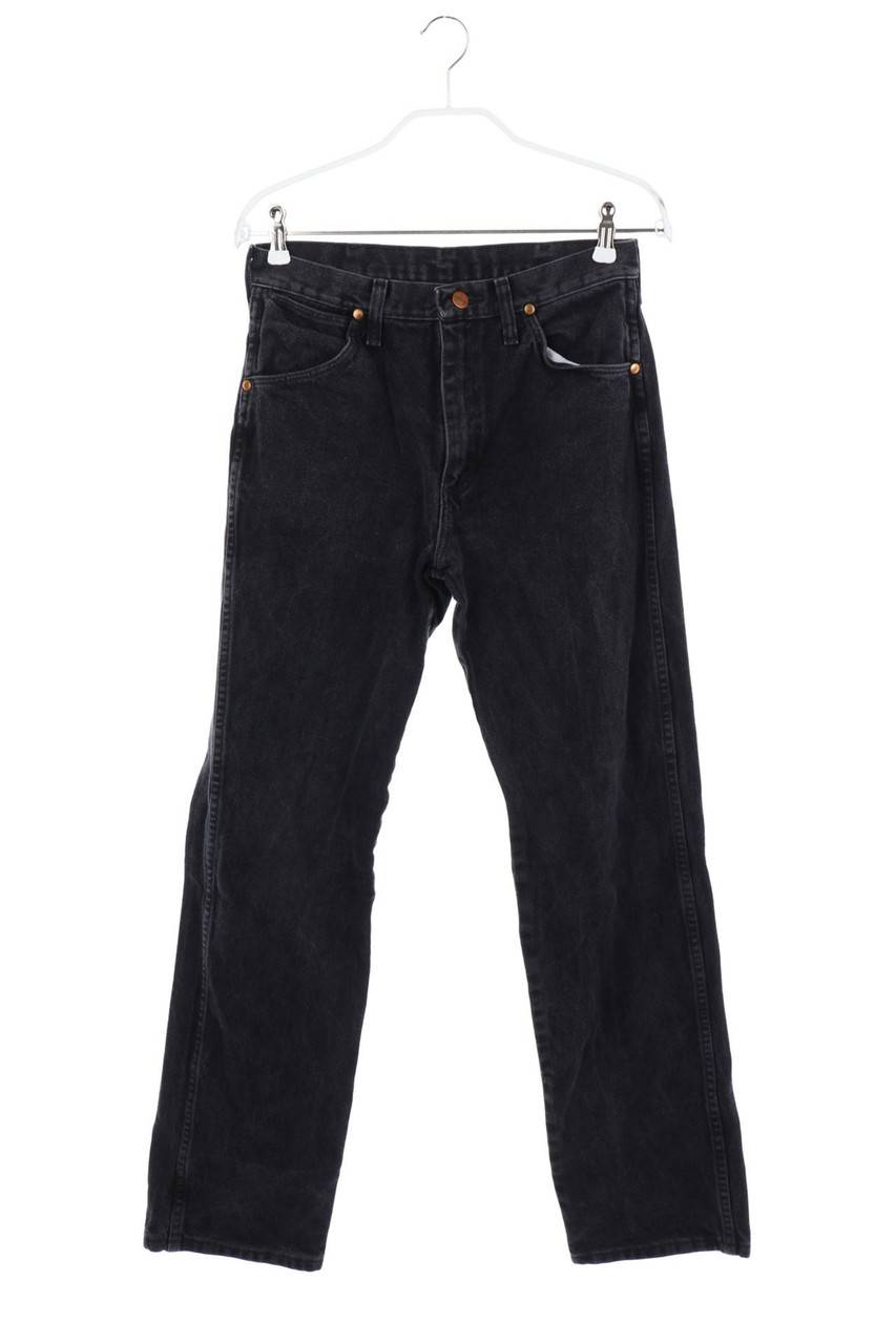 Carou WRANGLER Straight Cut Jeans mit Logo-Patch