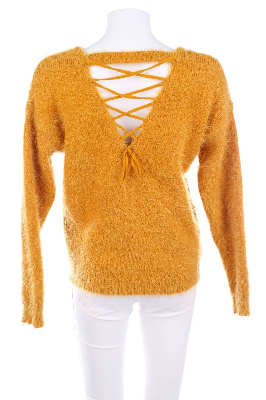 Carou YES OR NO Strick-Pullover mit Schnürung