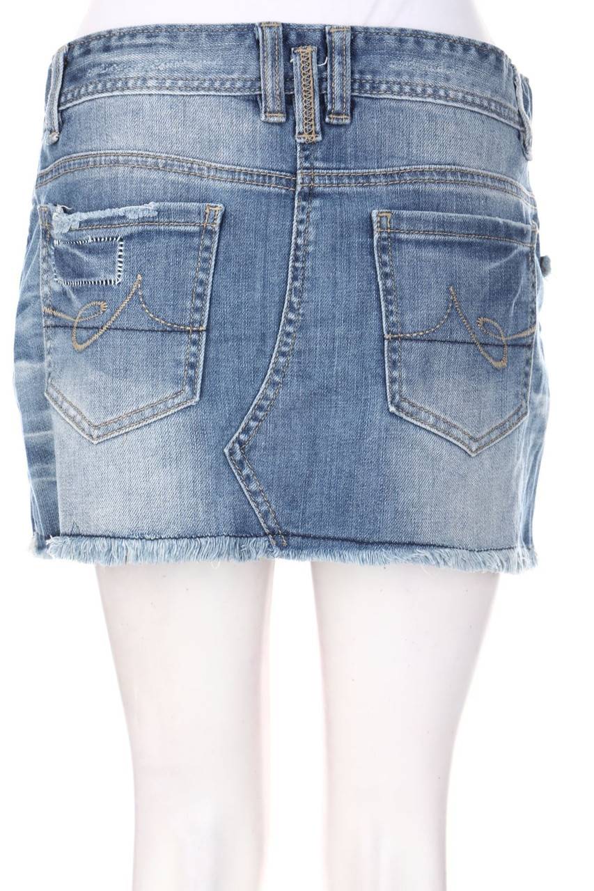 Carou YES OR NO Used Look-Mini-Jeansrock