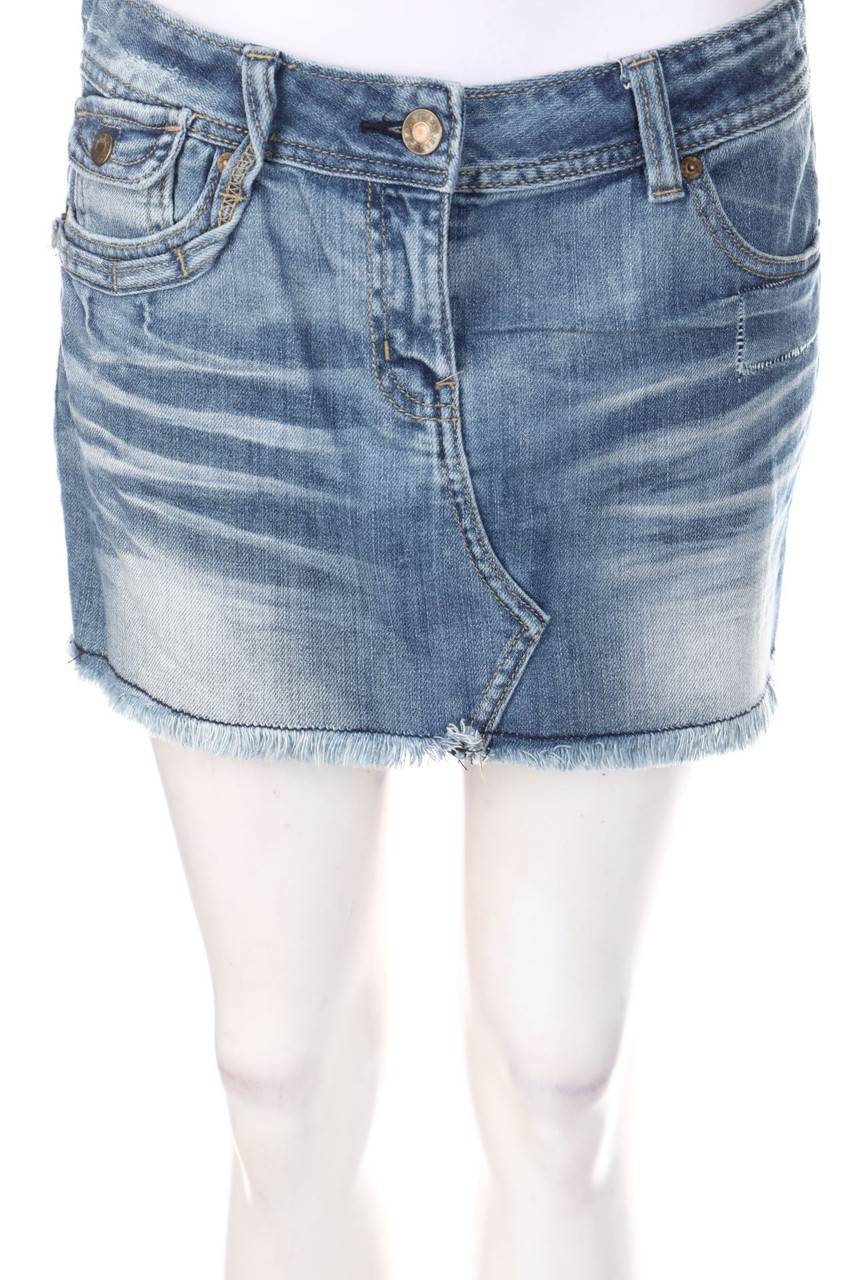 Carou YES OR NO Used Look-Mini-Jeansrock
