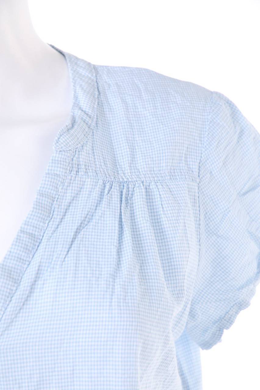 Carou Yessica By C&A Kurzarm-Bluse Mit Karo-Muster
