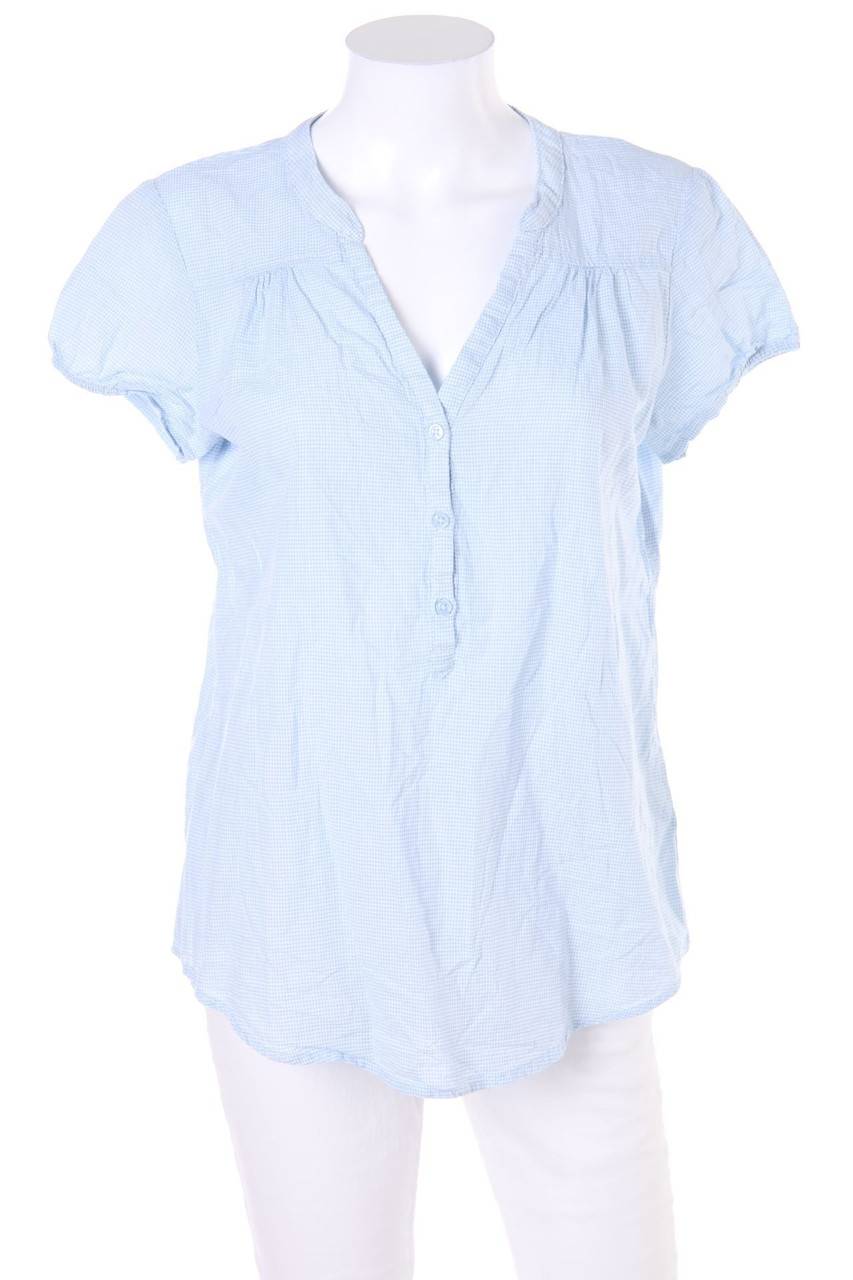 Carou Yessica by C&A Kurzarm-Bluse mit Karo-Muster