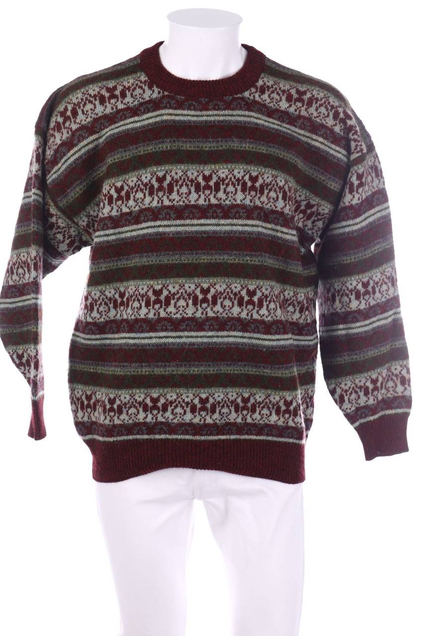 Carou YVES GERARD Pullover aus Wolle mit Streifen