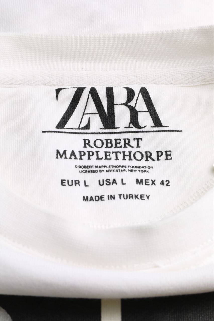 Carou ZARA Baumwoll-Sweatshirt Mit Foto-Print
