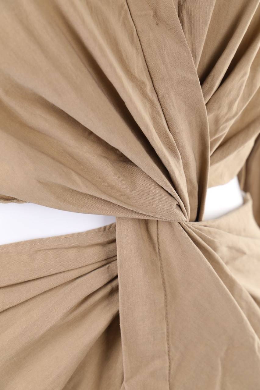Carou ZARA Bluse In Wickel-Optik Mit Cut-outs