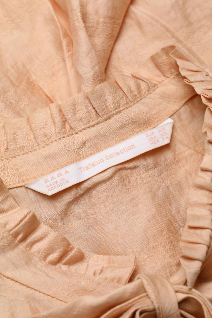 Carou ZARA Bluse Mit Puffärmeln