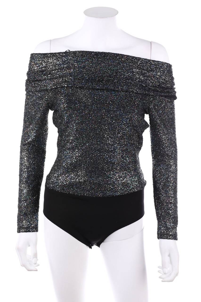 Carou ZARA Carmen-Body mit Glitzer