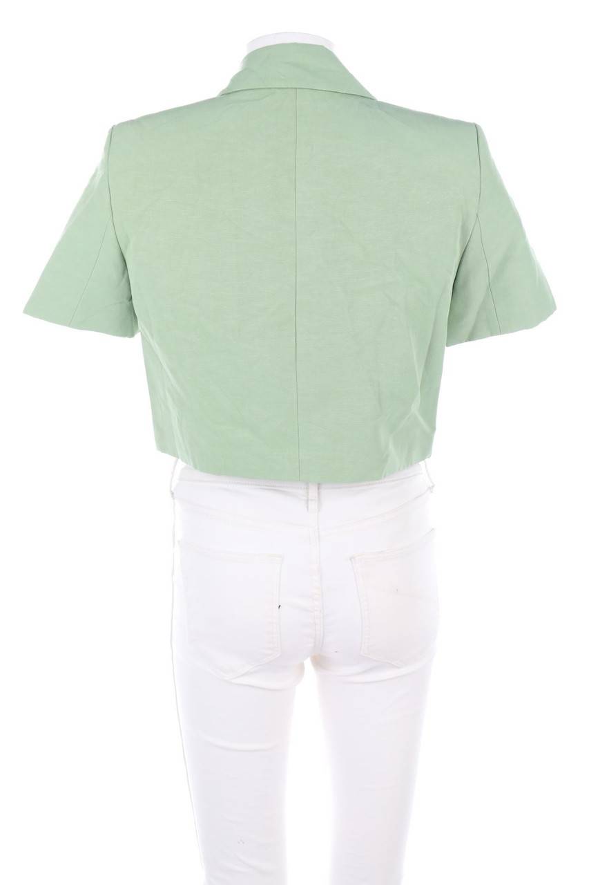 Carou ZARA Cropped-Blazer Mit Reverskragen