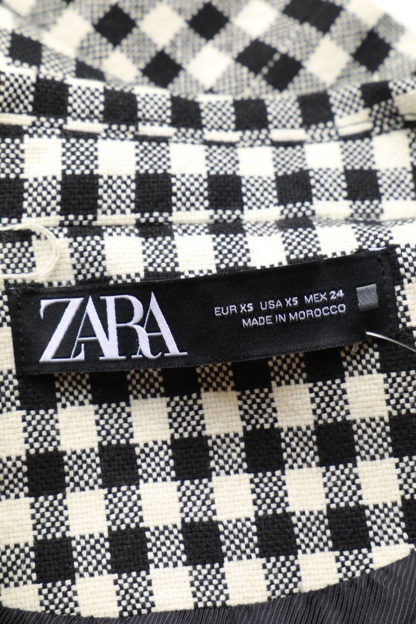 Carou ZARA Cropped-Karo-Blazer