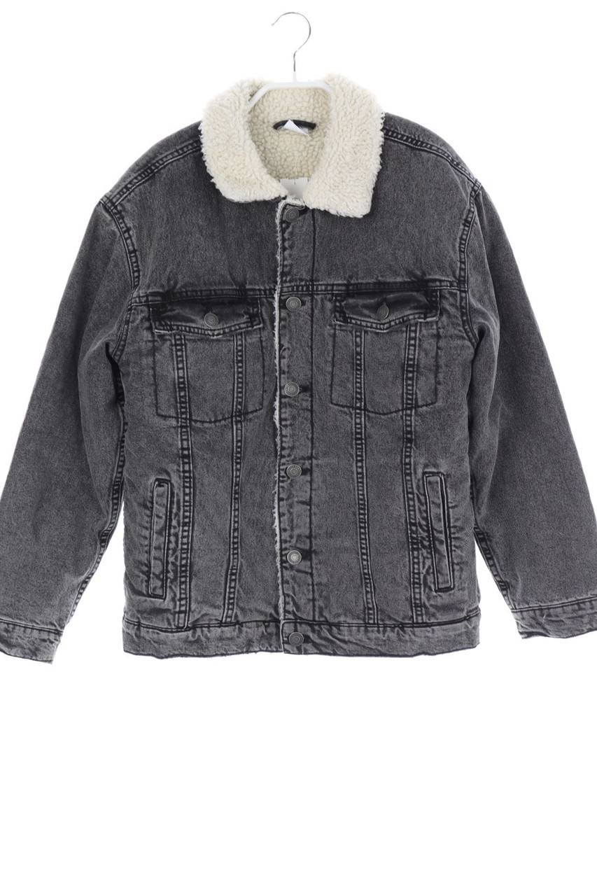 Carou ZARA Denim-Jacke mit Teddy-Futter