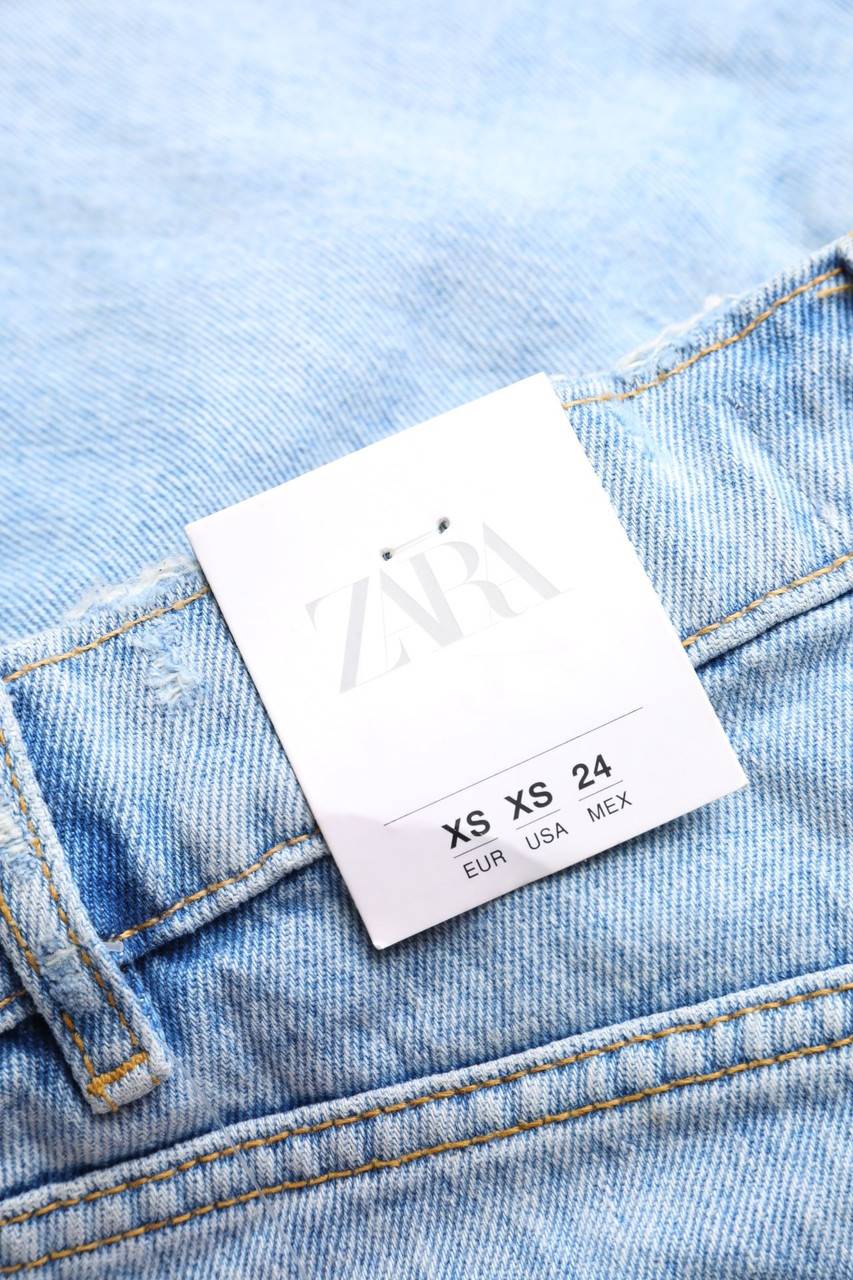 Carou ZARA Destroyed-Mini-Jeansrock