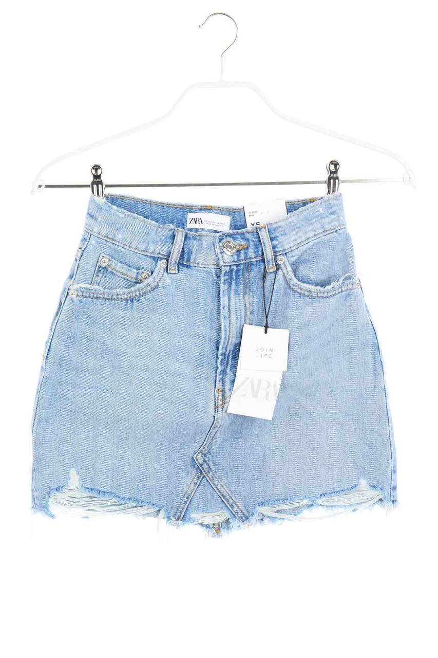 Carou ZARA Destroyed-Mini-Jeansrock