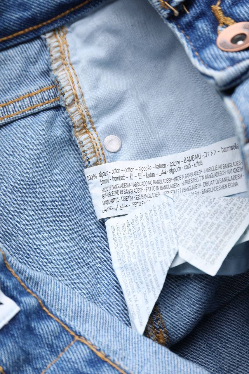 Carou ZARA Distressed Mini-Jeansrock