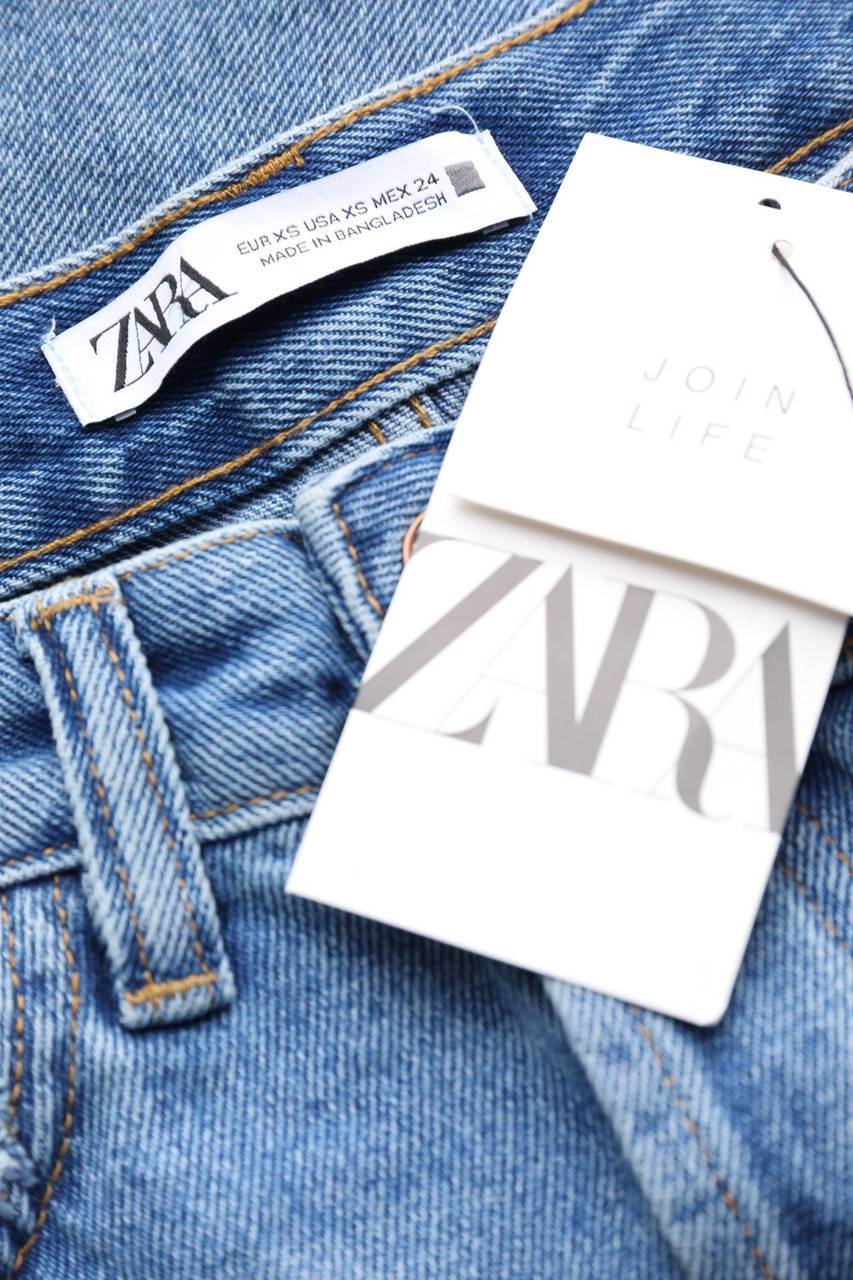 Carou ZARA Distressed Mini-Jeansrock