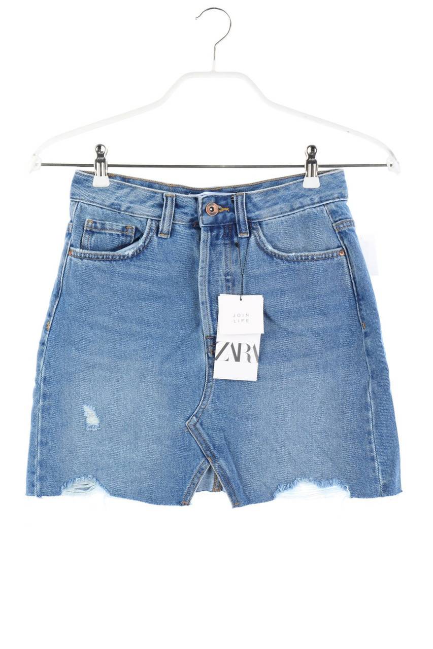 Carou ZARA distressed Mini-Jeansrock