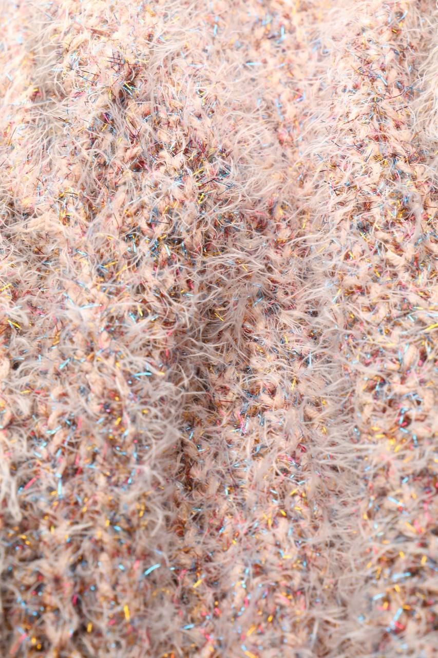 Carou ZARA Glitzer-Strickjacke