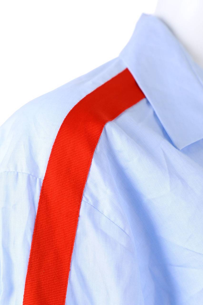 Carou ZARA Hemd-Bluse Mit Krempel-Ärmeln