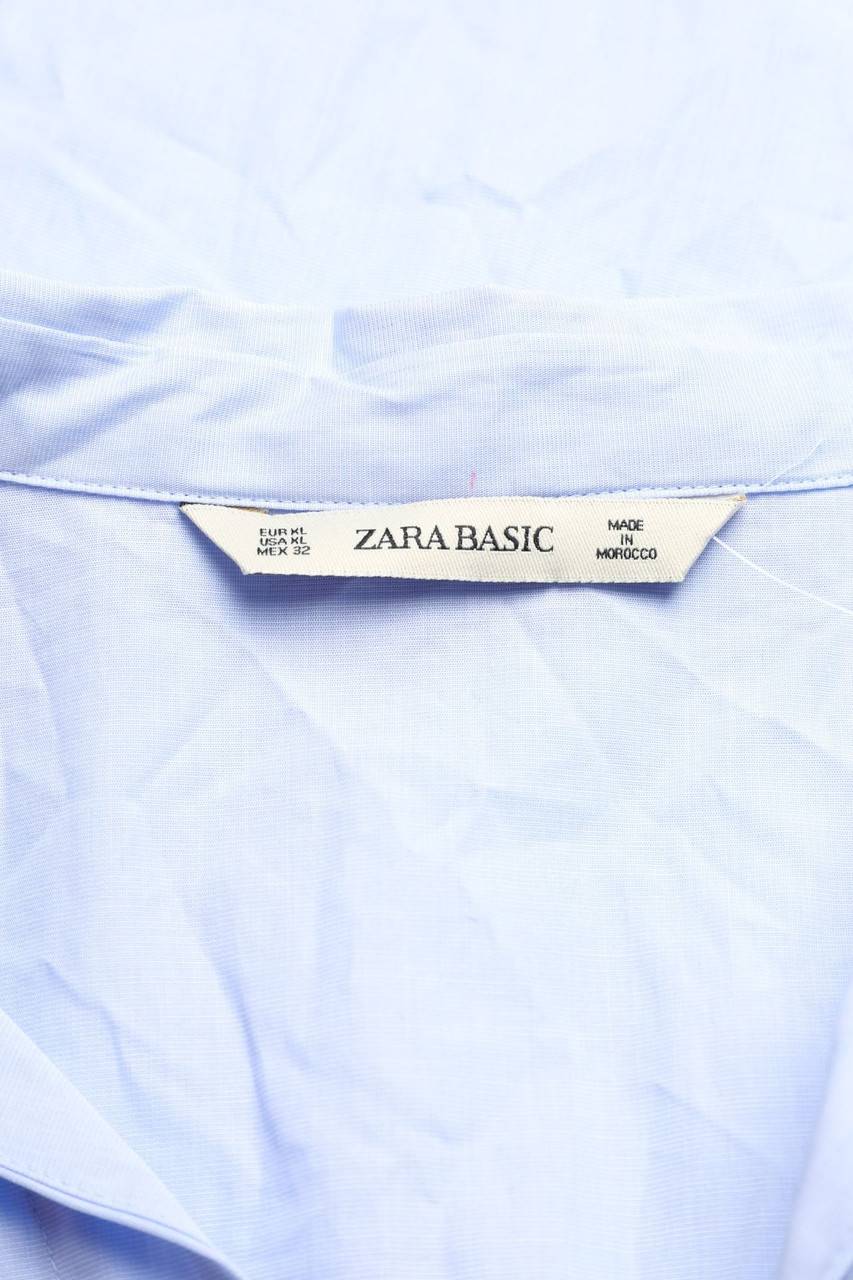 Carou ZARA Hemd-Bluse Mit Krempel-Ärmeln