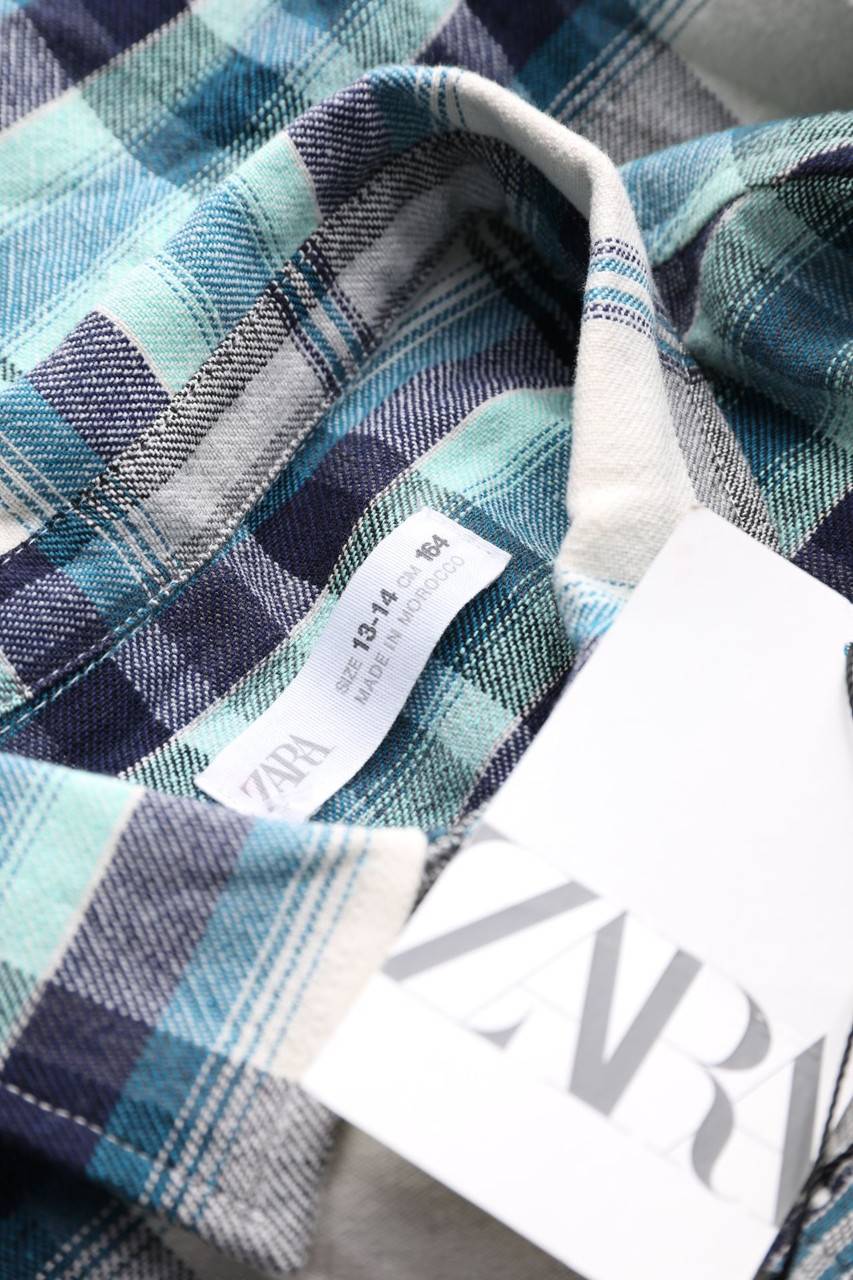 Carou ZARA Hemd Mit Karo-Muster