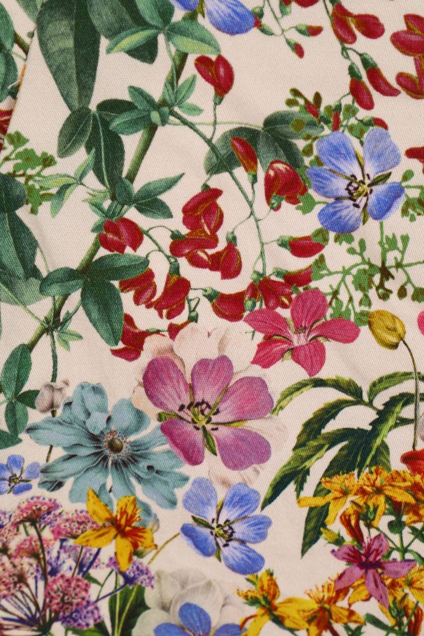 Carou ZARA High Waist-Shorts Mit Blumen-Print