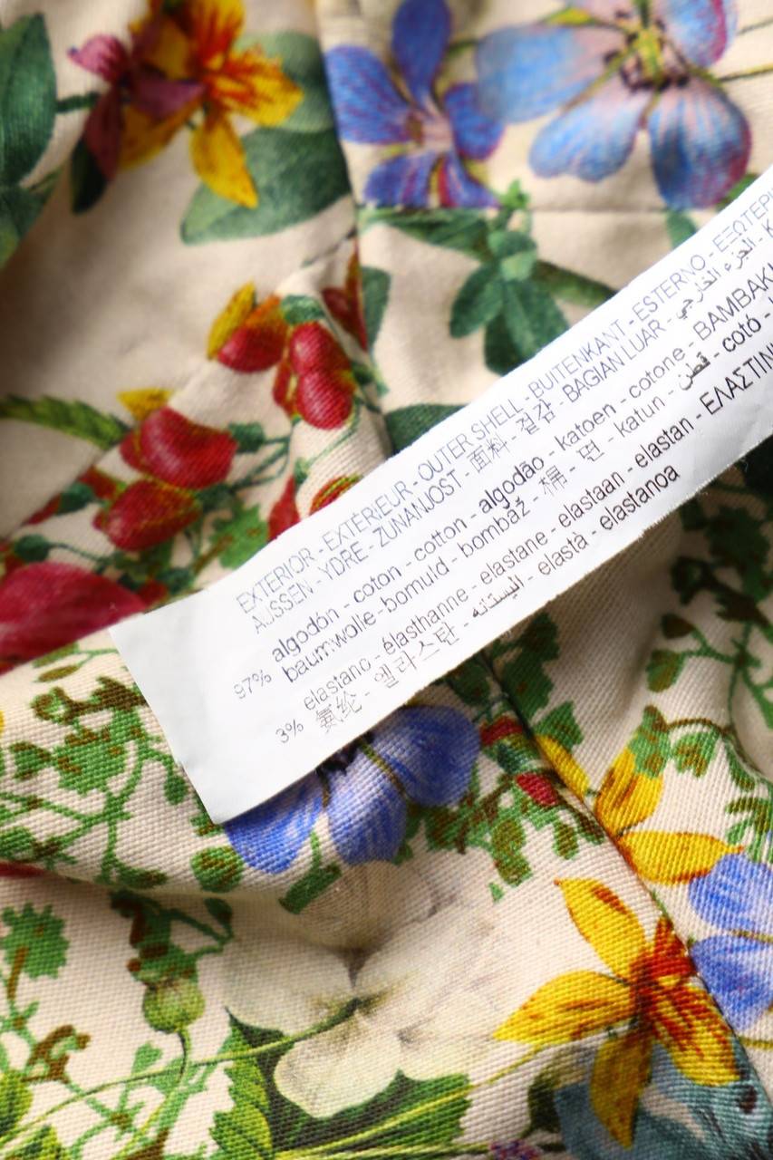 Carou ZARA High Waist-Shorts Mit Blumen-Print