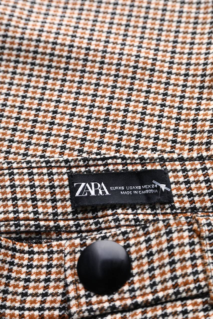 Carou ZARA Hose Mit Karo-Muster