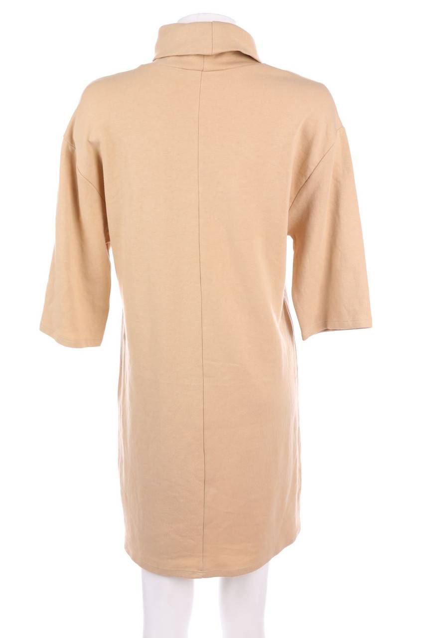 Carou ZARA Jersey-Kleid Mit Rollkragen