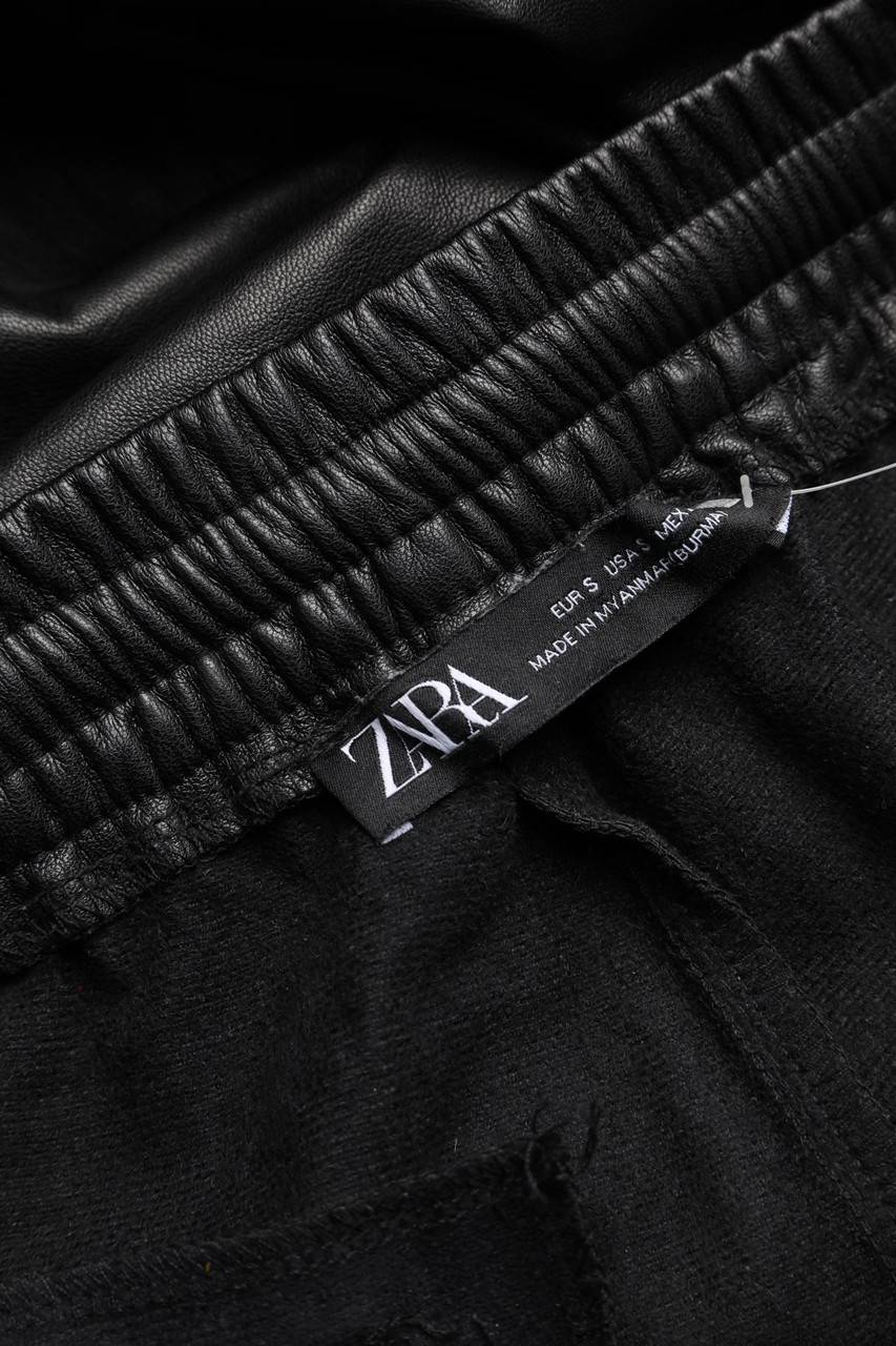 Carou ZARA Jogger-Kunstleder-Hose
