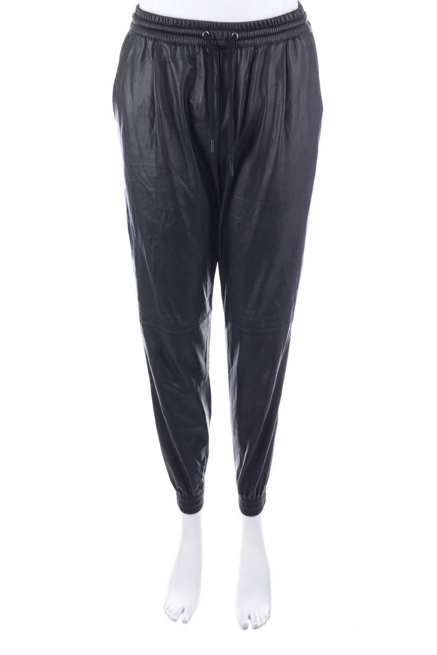 Carou ZARA Jogger-Kunstleder-Hose