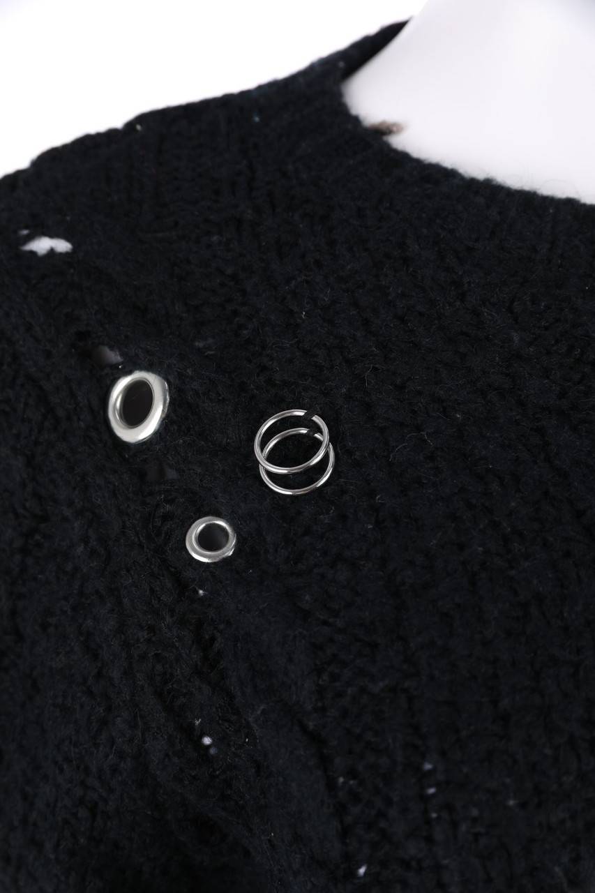 Carou Zara Knit Strick-Pullover Mit Nieten