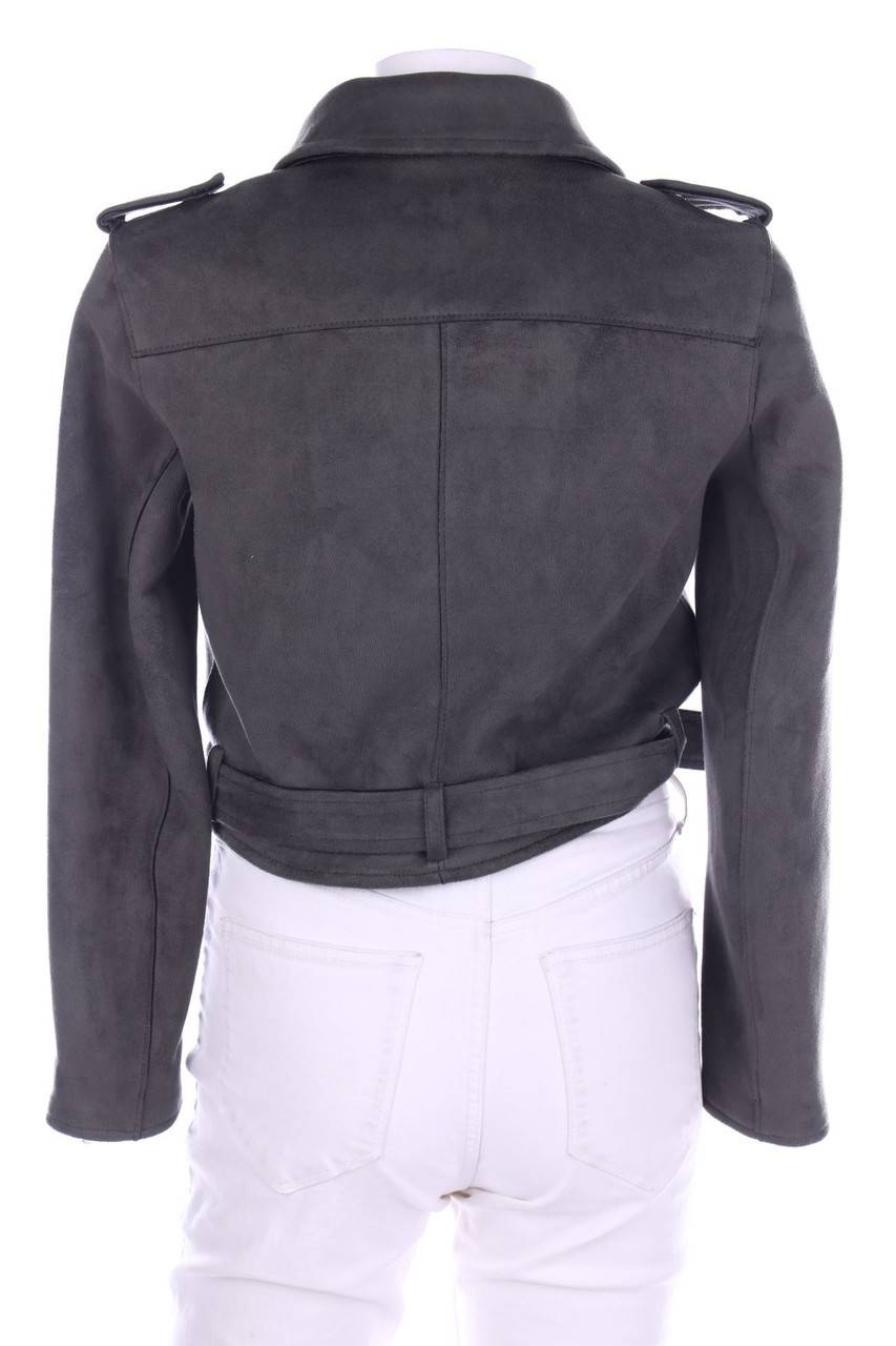 Carou ZARA Kunstlederjacke Im Biker-Stil