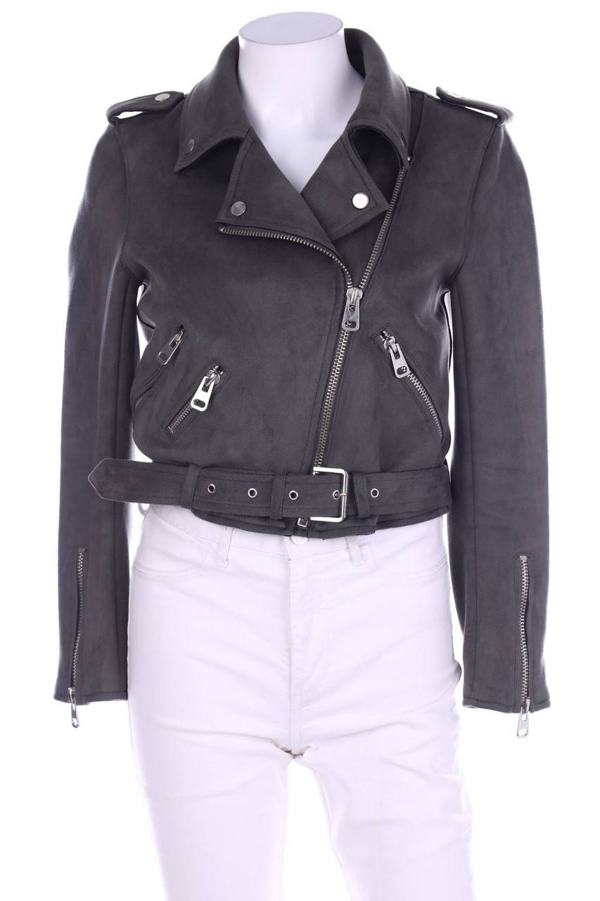 Carou ZARA Kunstlederjacke im Biker-Stil