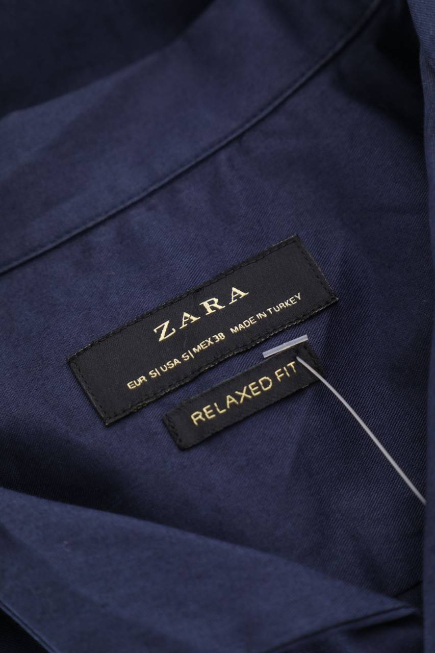 Carou ZARA Kurzarm-Hemd Casual Uni