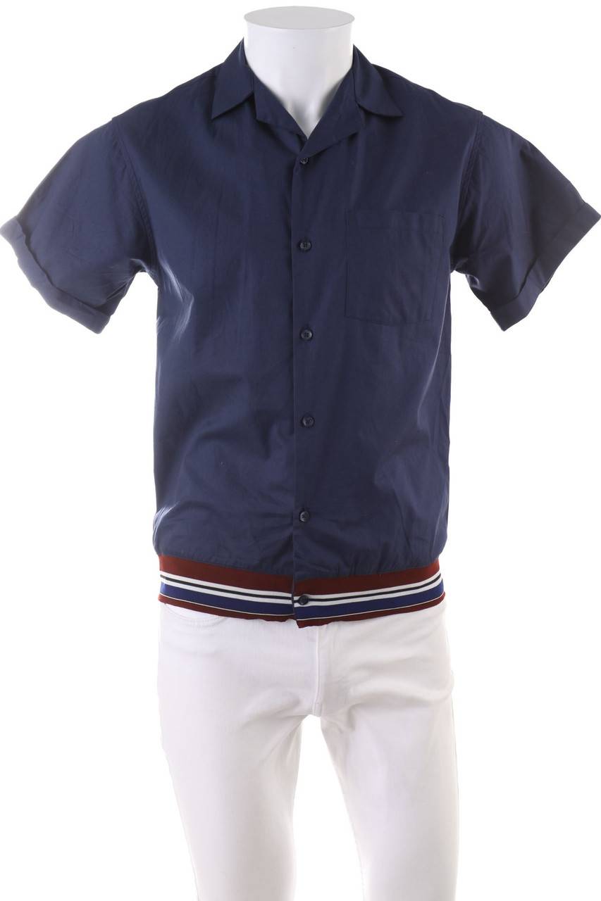 Carou ZARA Kurzarm-Hemd Casual uni