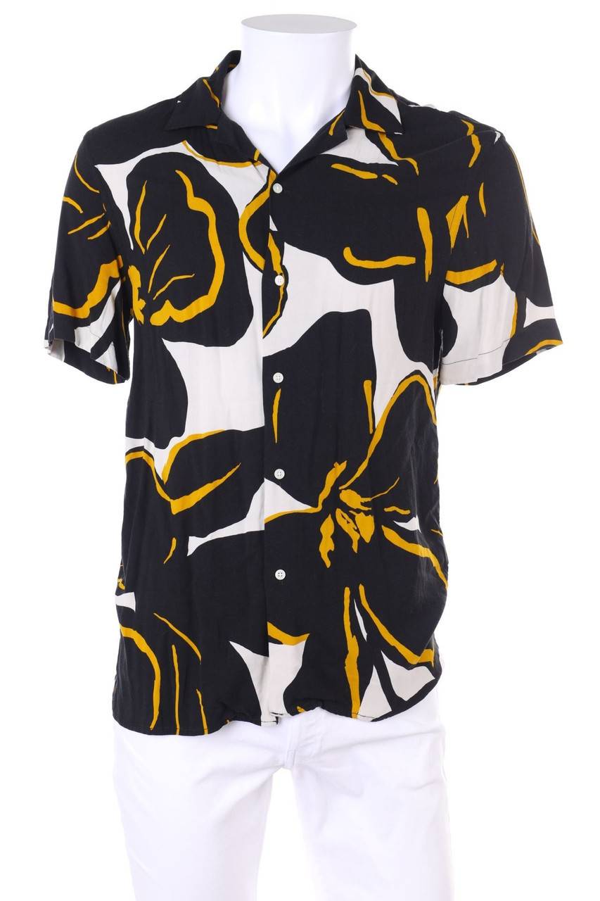 Carou ZARA Kurzarm-Hemd mit Muster