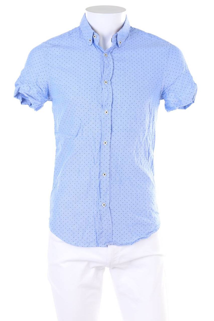 Carou ZARA Kurzarm-Hemd mit Pünktchen
