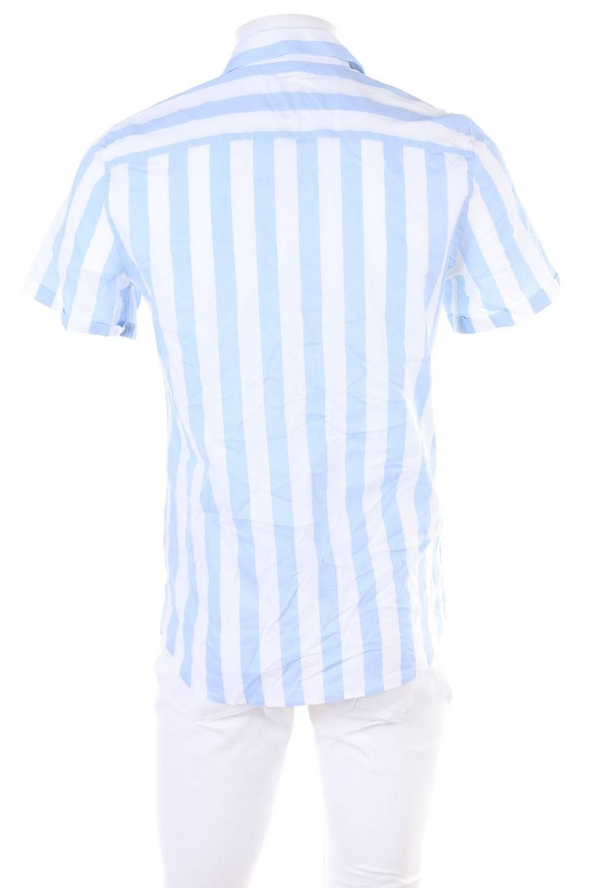 Carou ZARA Kurzarm-Hemd Mit Streifen