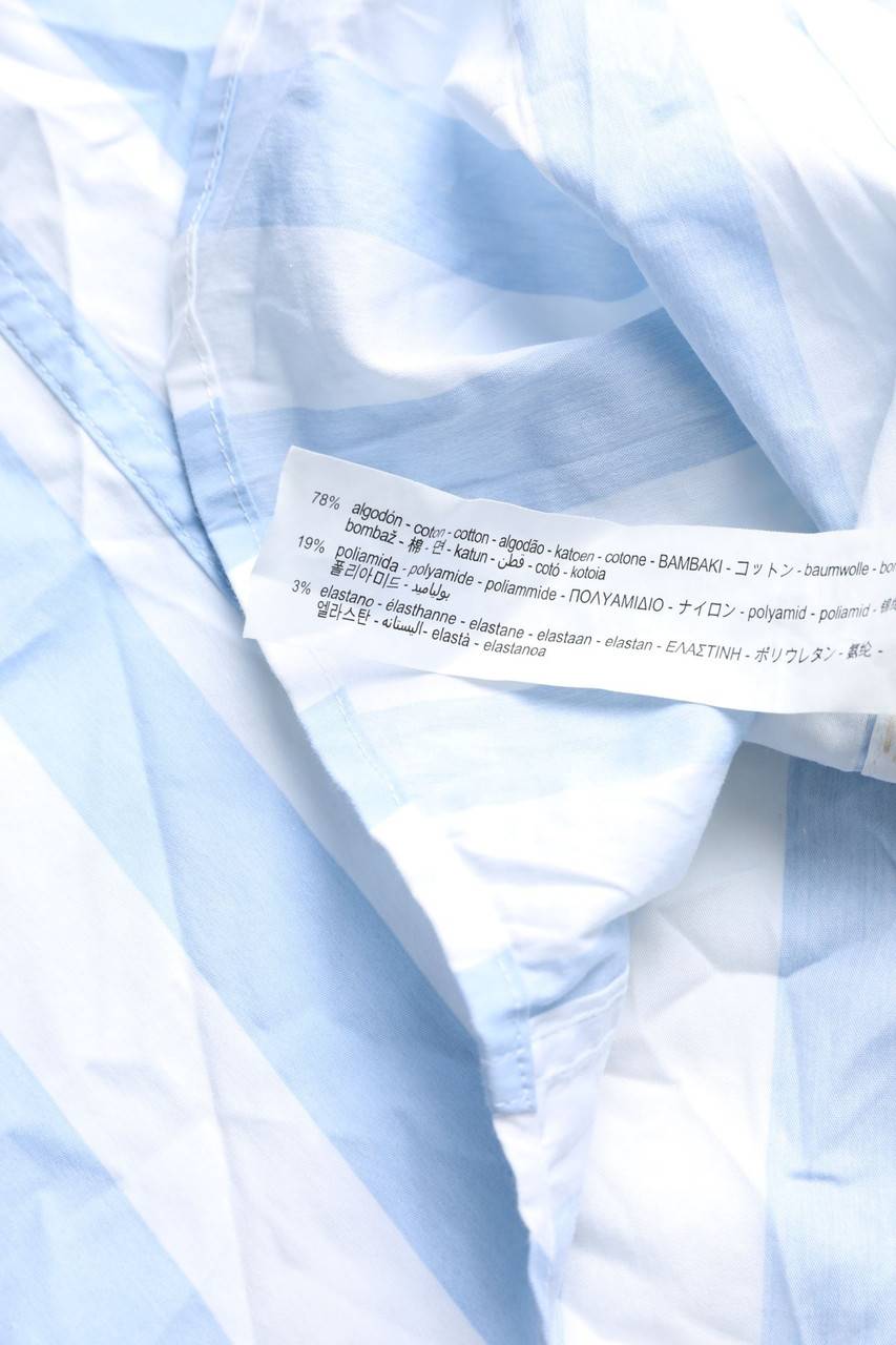 Carou ZARA Kurzarm-Hemd Mit Streifen