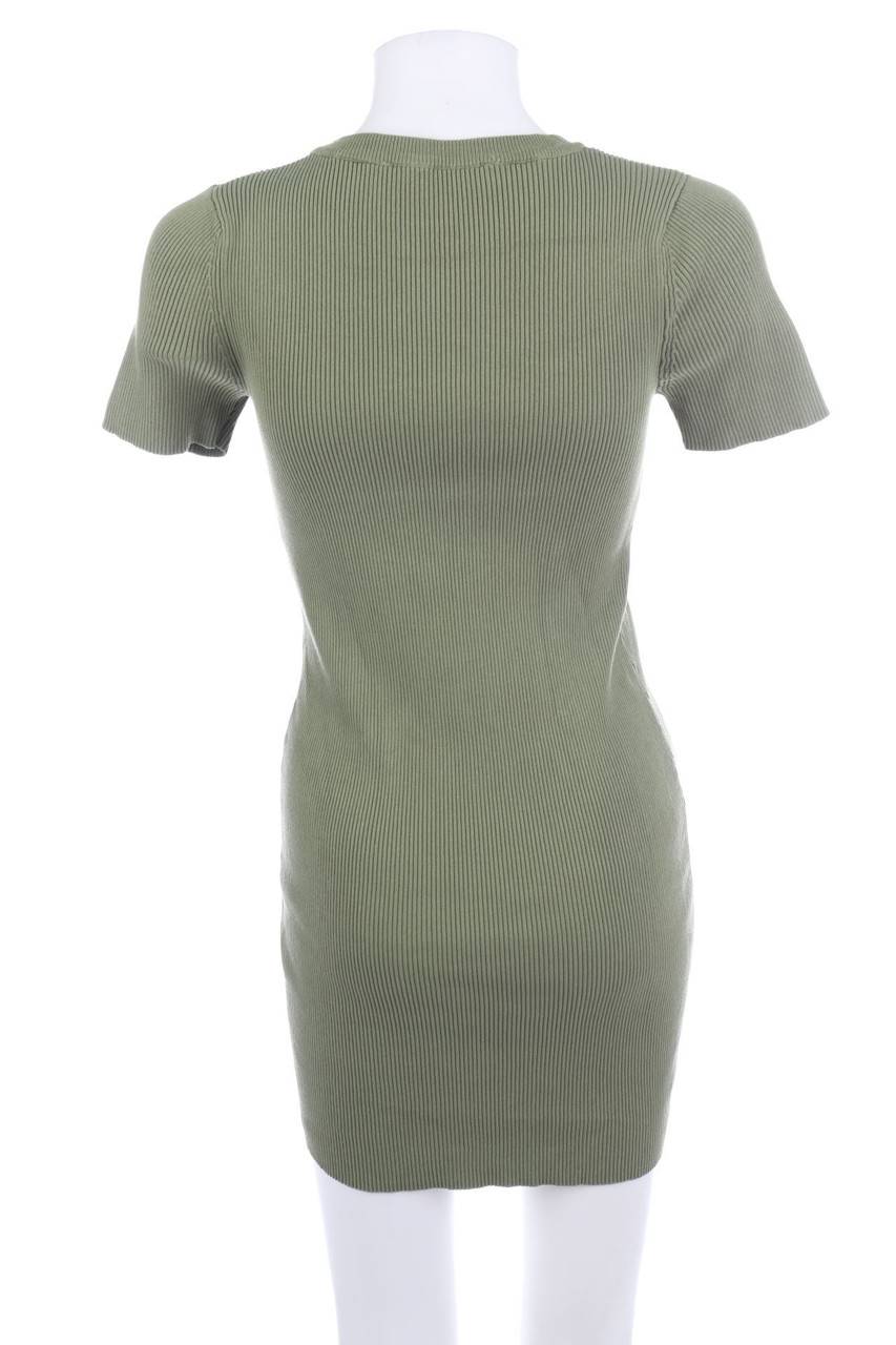 Carou ZARA Kurzarm-Minikleid Aus Viskose-Mix