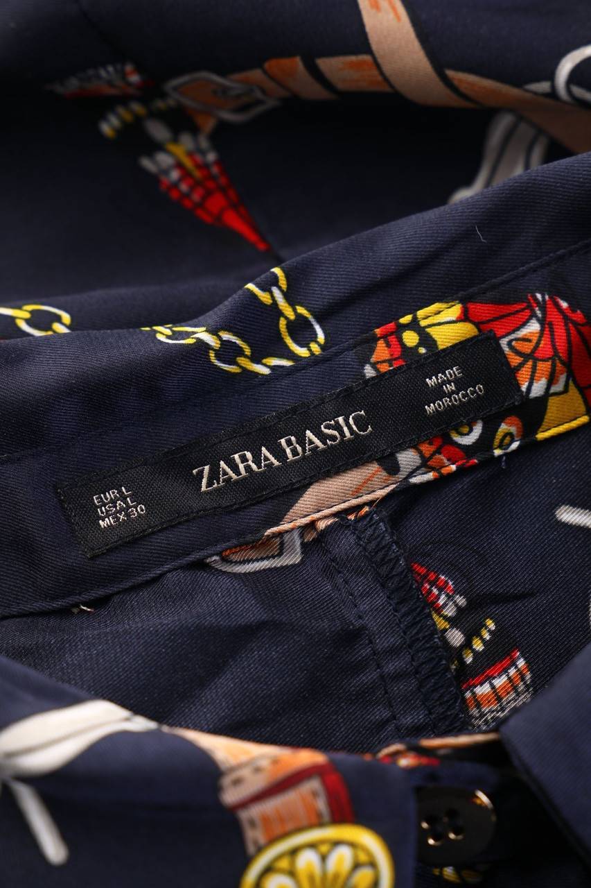 Carou ZARA Midikleid Mit Print