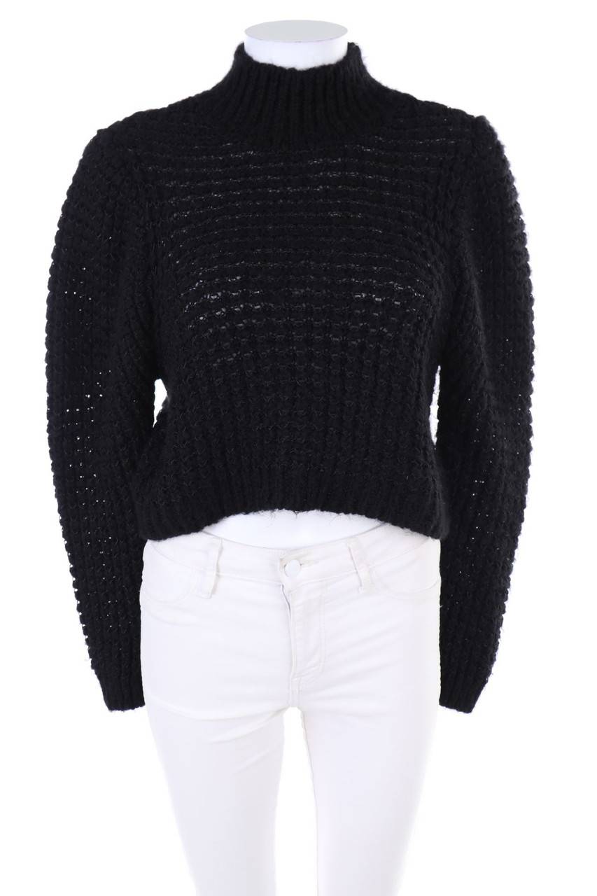 Carou ZARA Muster-Strick-Pullover mit Wolle
